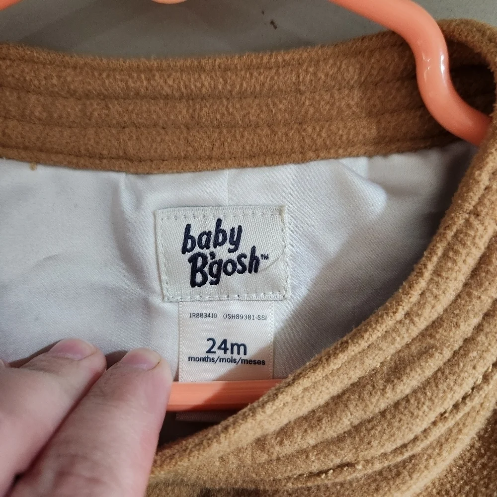 Baby B'gosh camel-colored double-breasted dress peacoat Oskhosh B'gosh Sz 24 Mth